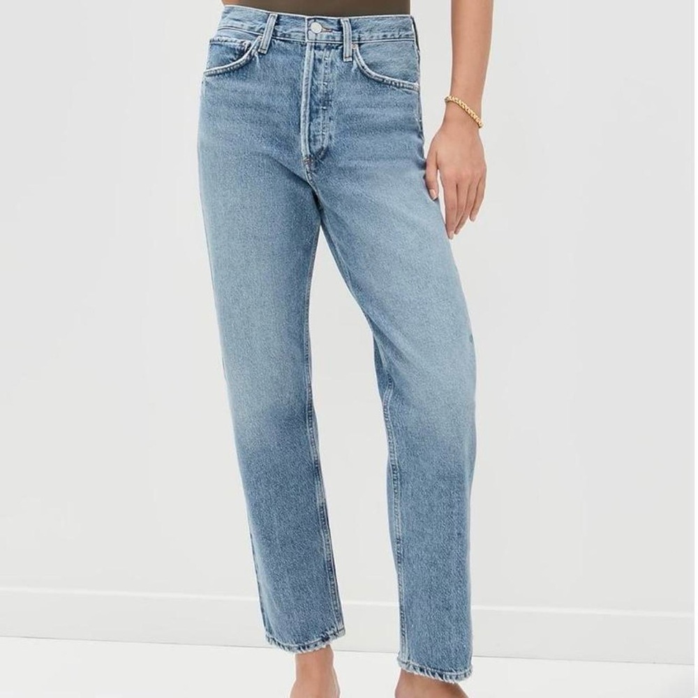 Agolde 90’s Mid Rise Straight Jeans in Vault Wash - 26